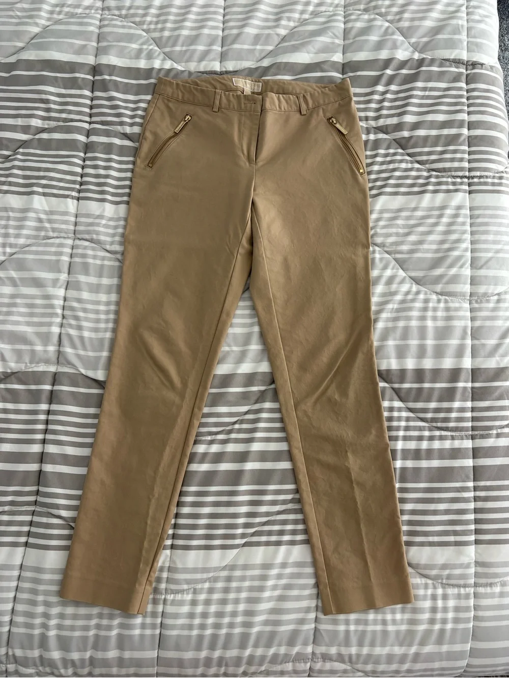 Michael Kors Women's Khaki Tan Pants